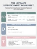The Ultimate Intentionality Worksheet